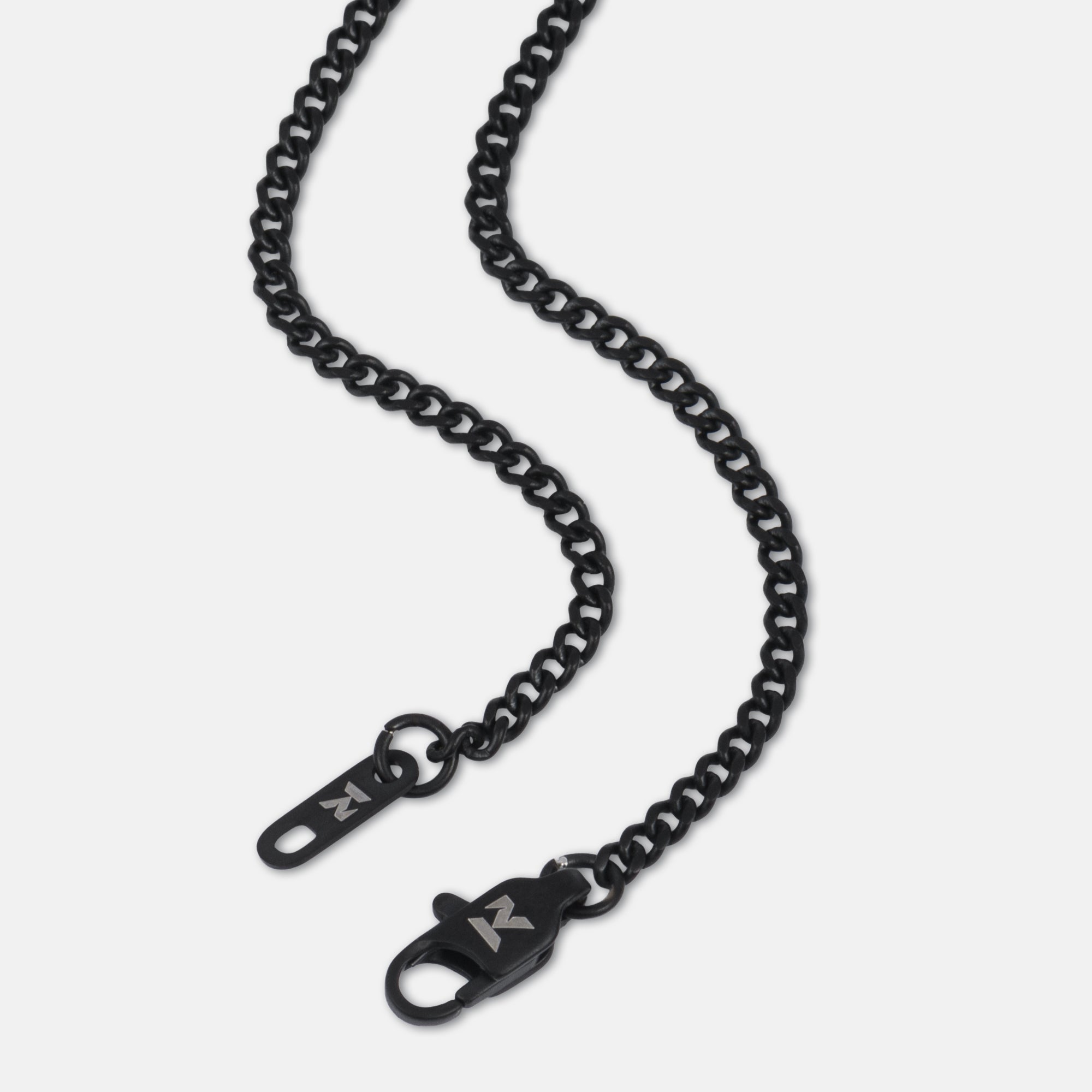 K12 - BLACK CUBAN BRACELET - 2MM
