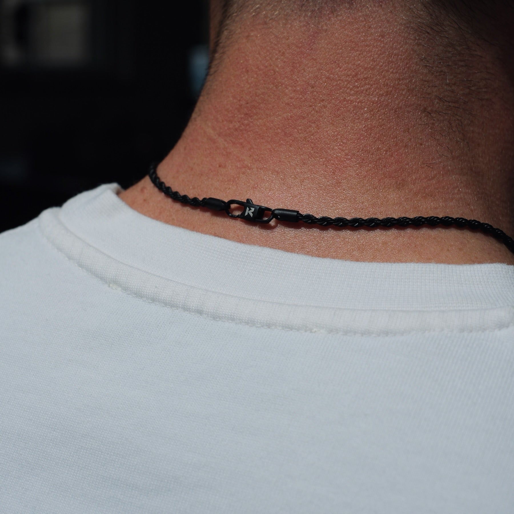 K12 - BLACK ROPE CHAIN - 3MM