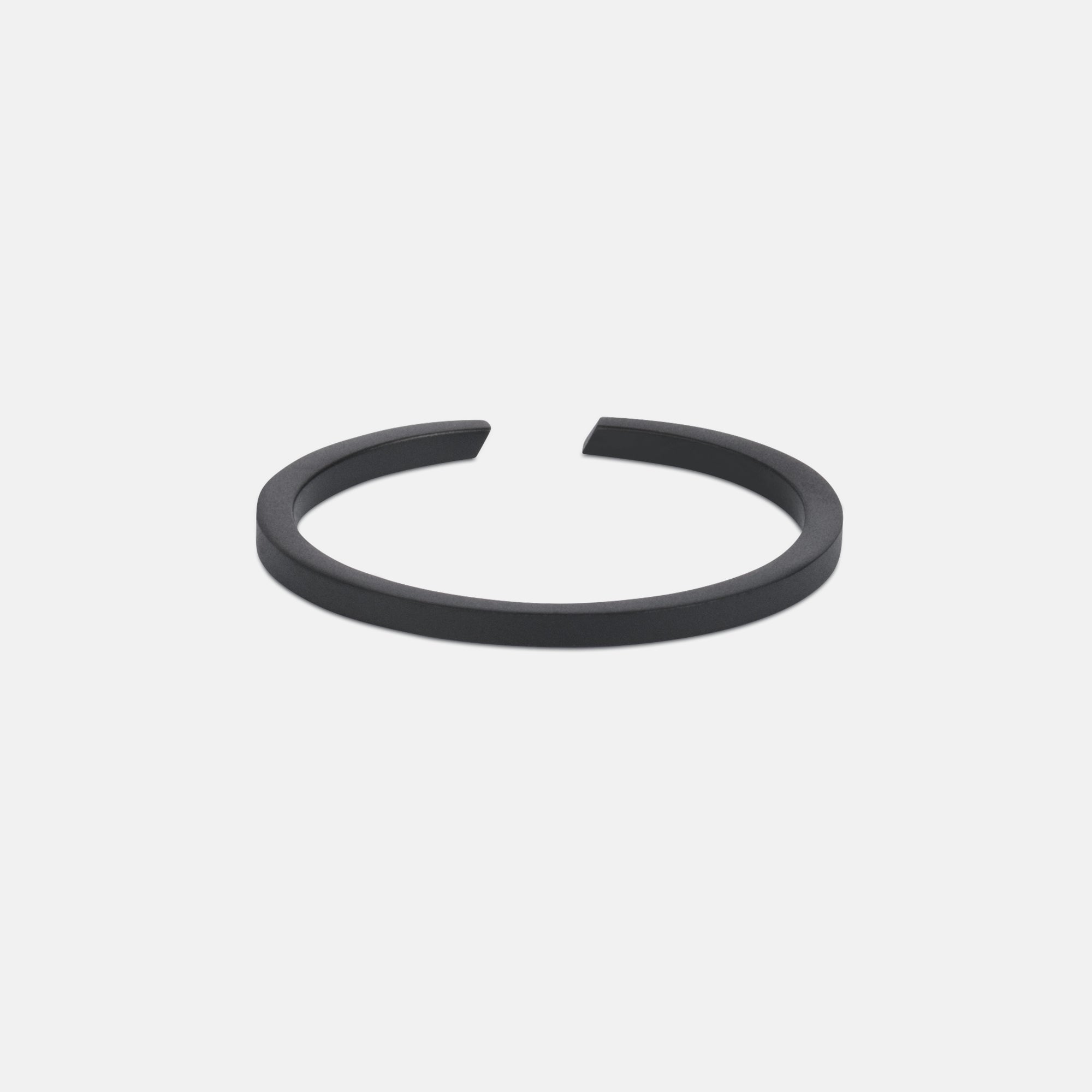 K12 - BLACK ADJUSTABLE RING - 1.6MM